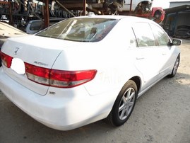 2004 HONDA ACCORD EX WHITE 4DR 3.0L AT A17641